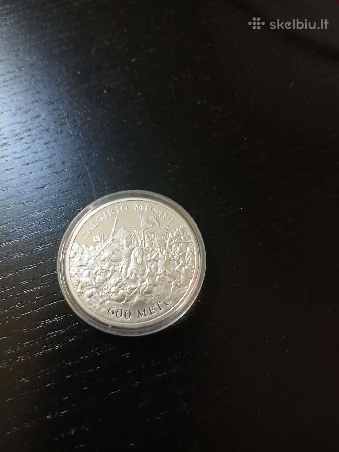 Sidabrinė žalgirio mūšio moneta 600 metų - nuotraukos Nr. 2