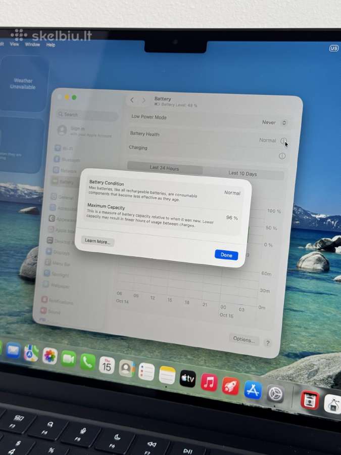 Apple MacBook air M2 - nuotraukos Nr. 8