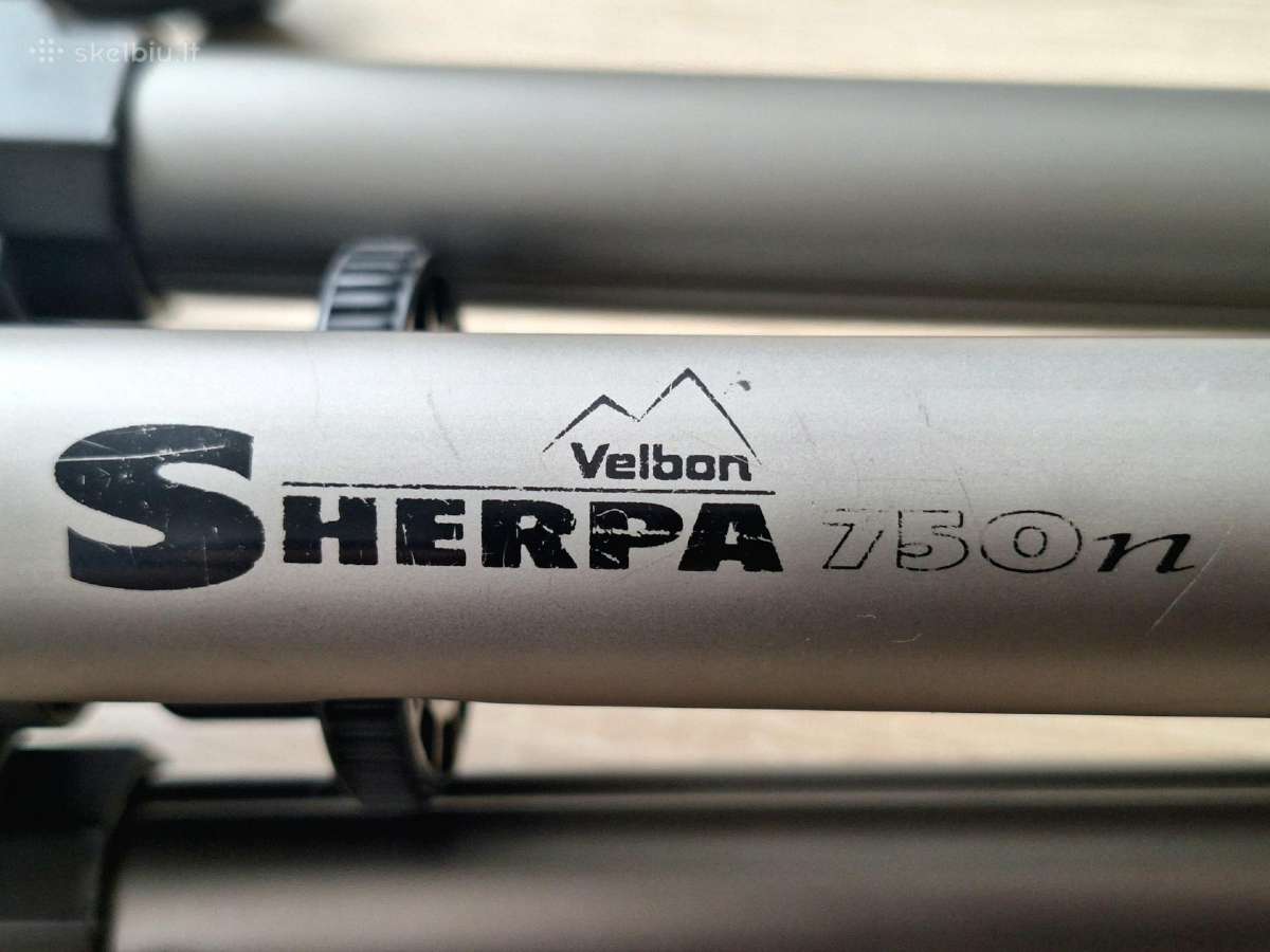 Trikojis stovas fotoaparatui Velbon Sherpa 750n - nuotraukos Nr. 2
