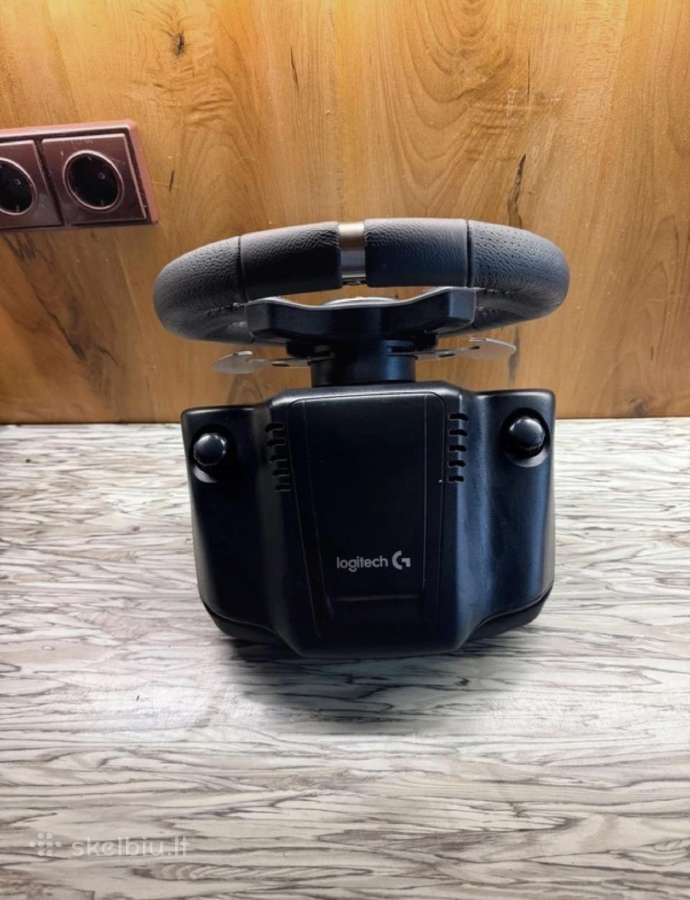 „Logitech G920“ vairas su pedalais - nuotraukos Nr. 4
