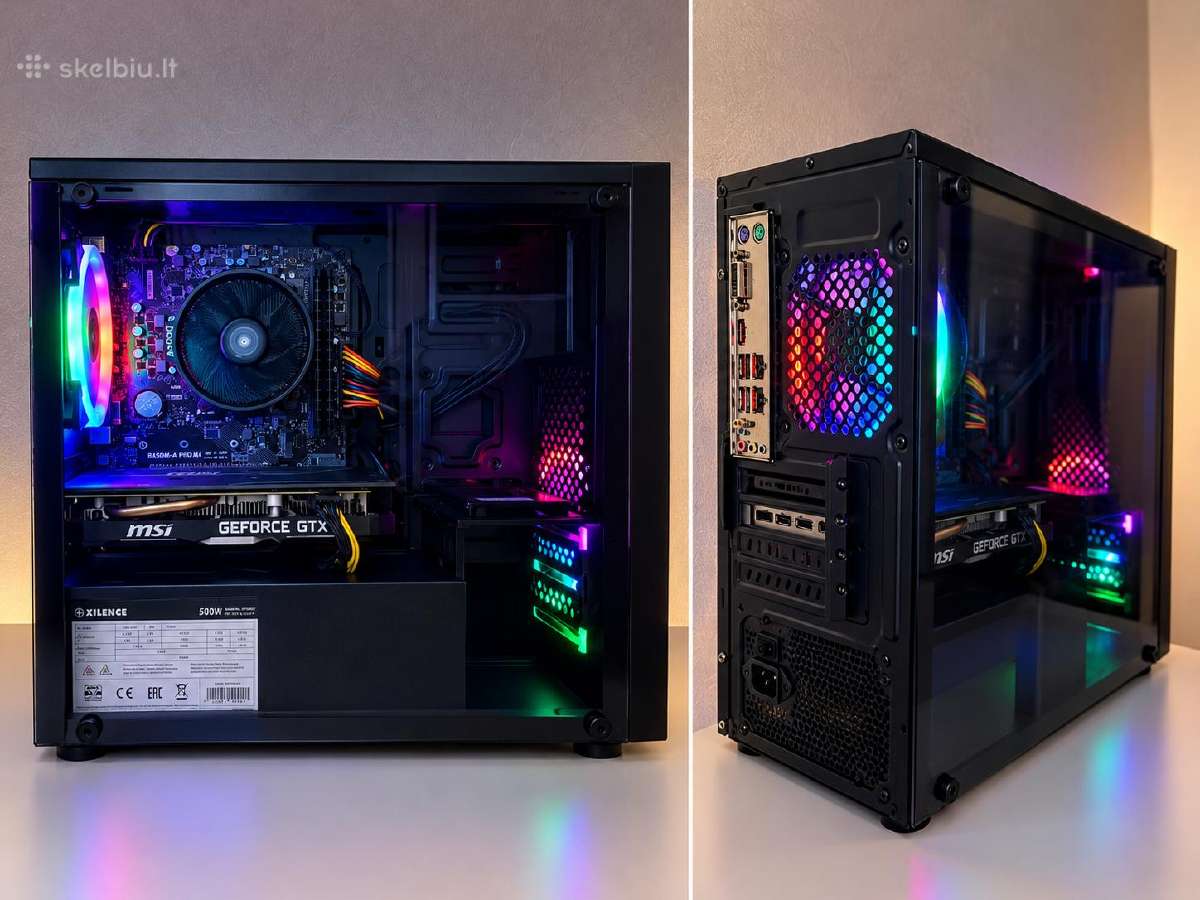 Žaidimų Pc Ryzen 5 5600g / Gtx 1660 / 16gb RAM - nuotraukos Nr. 2