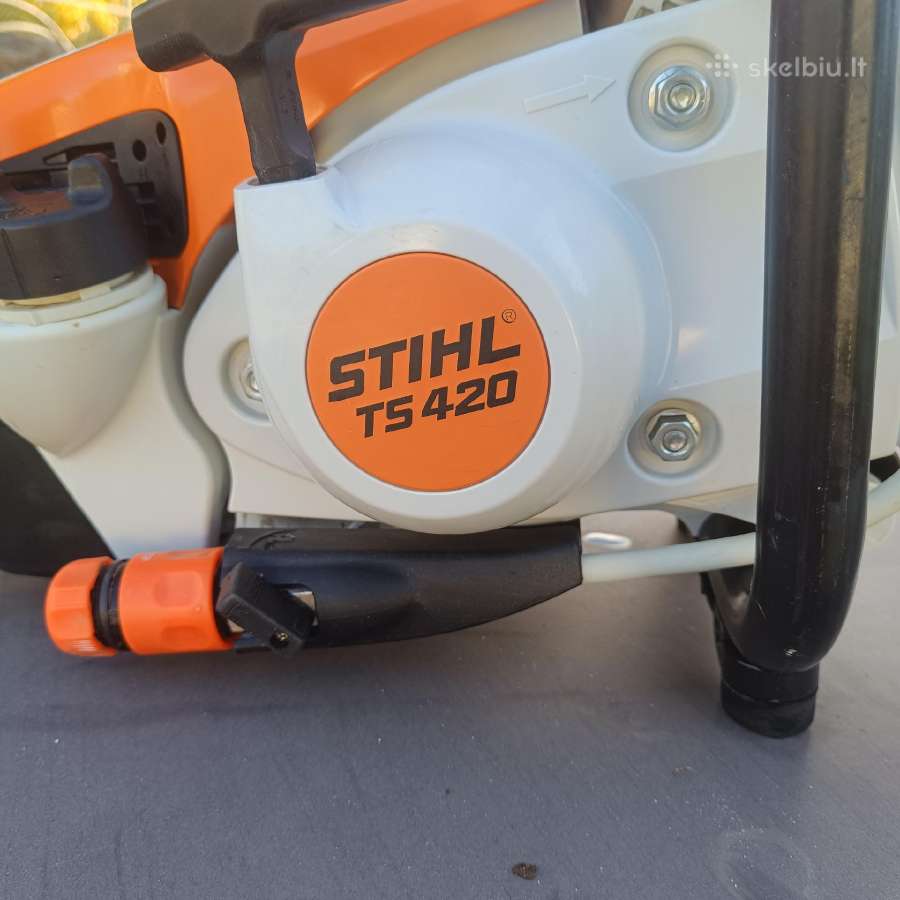 Betono pjaustykle Stihl ts 420 - nuotraukos Nr. 6
