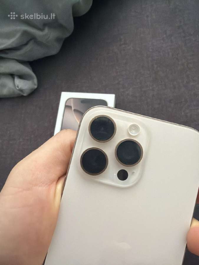 Apple iPhone 16 Pro Max 256gb – Puikios būklės - nuotraukos Nr. 3