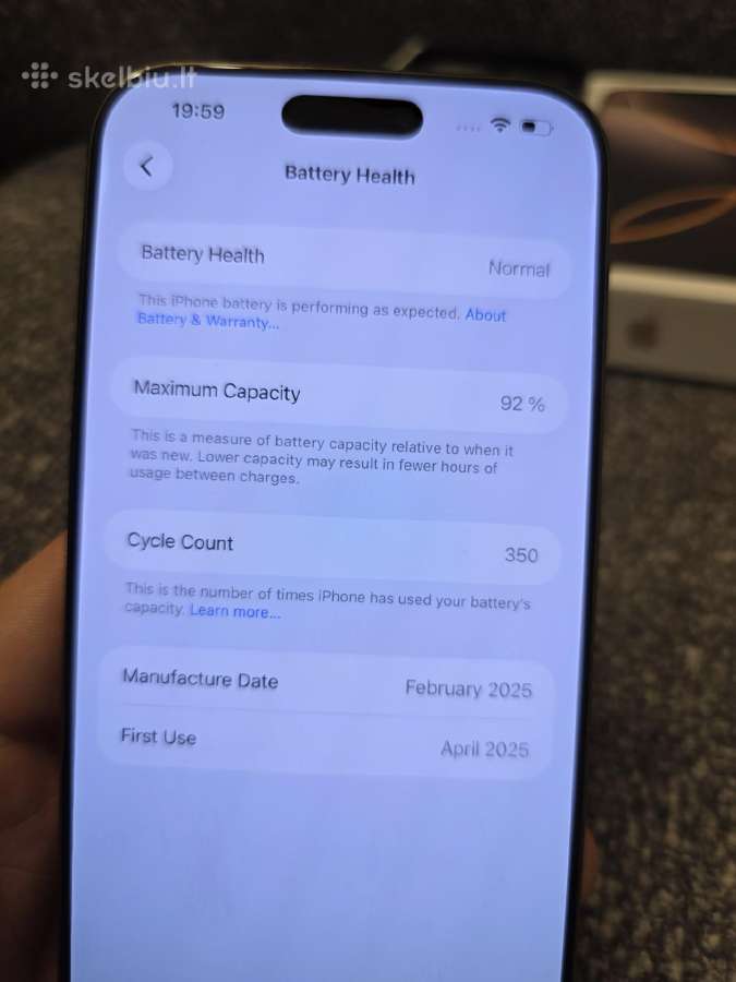 Apple iPhone 16 pro max 256gb - nuotraukos Nr. 10