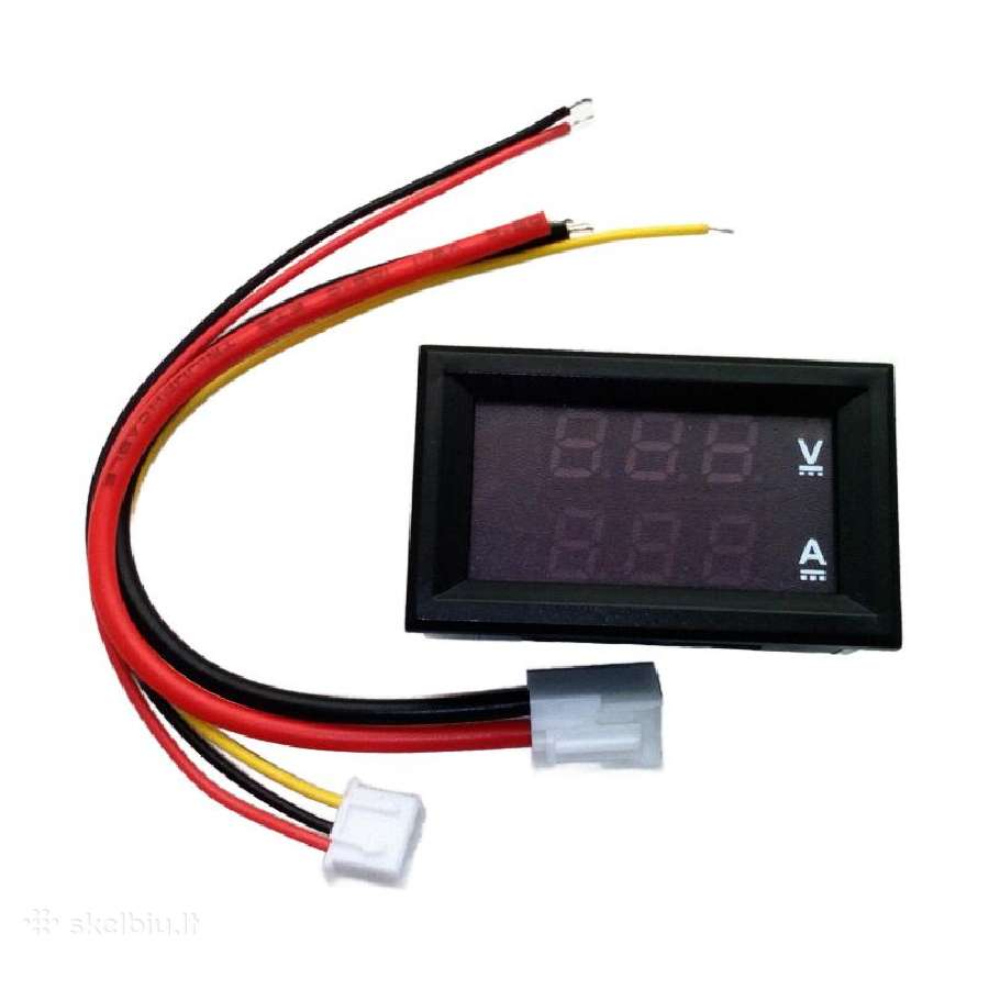 LED voltmetras ampermetras 100v/10a - nuotraukos Nr. 2