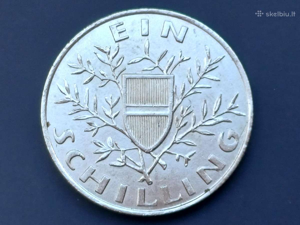 1 šilingas 1924m. Austrija sidabras 800 unc. - nuotraukos Nr. 2