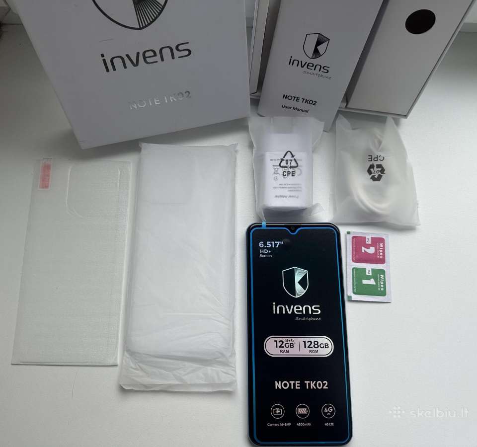 „Invens Note Tk02“ 12 GB RAM 128 GB Rom Naujas - nuotraukos Nr. 3
