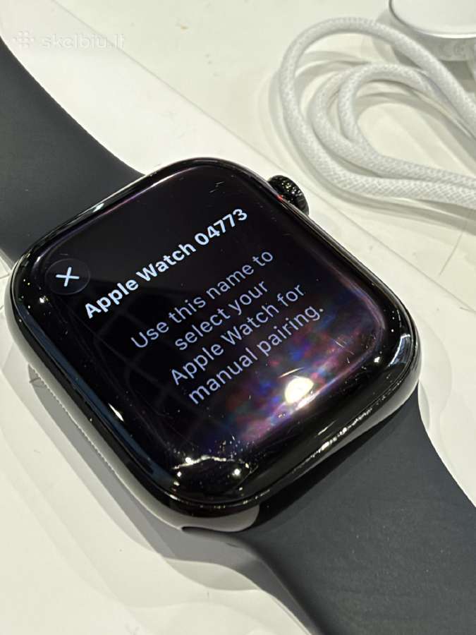 Apple Watch Series 10 GPS 42mm Jet Black Aluminium - nuotraukos Nr. 3