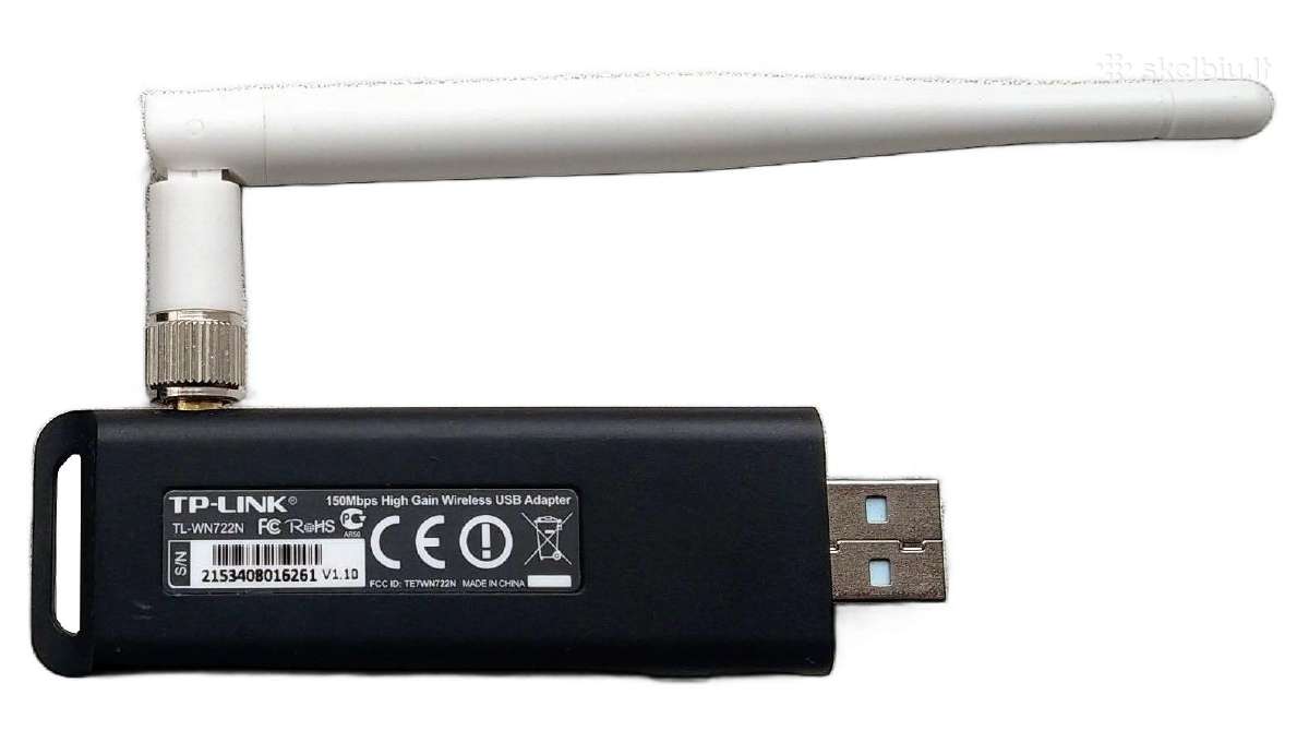 Tp-link Tl-wn722n Usb WiFi adapteris v1.10 - nuotraukos Nr. 4