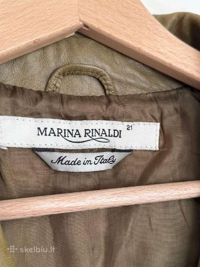 Itališkas Marina Rinaldi odinis švarkas - nuotraukos Nr. 2