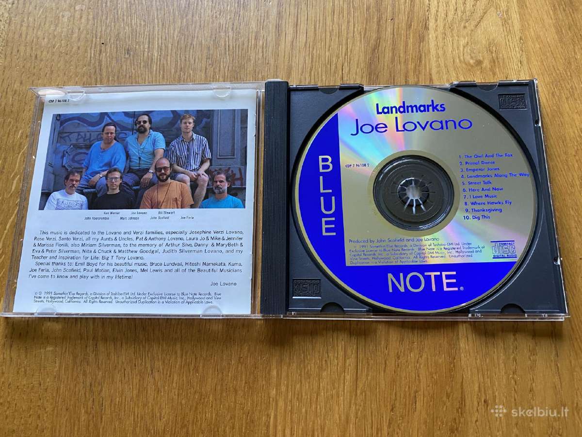 Originalus Joe Lovano – Landmarks CD - nuotraukos Nr. 3