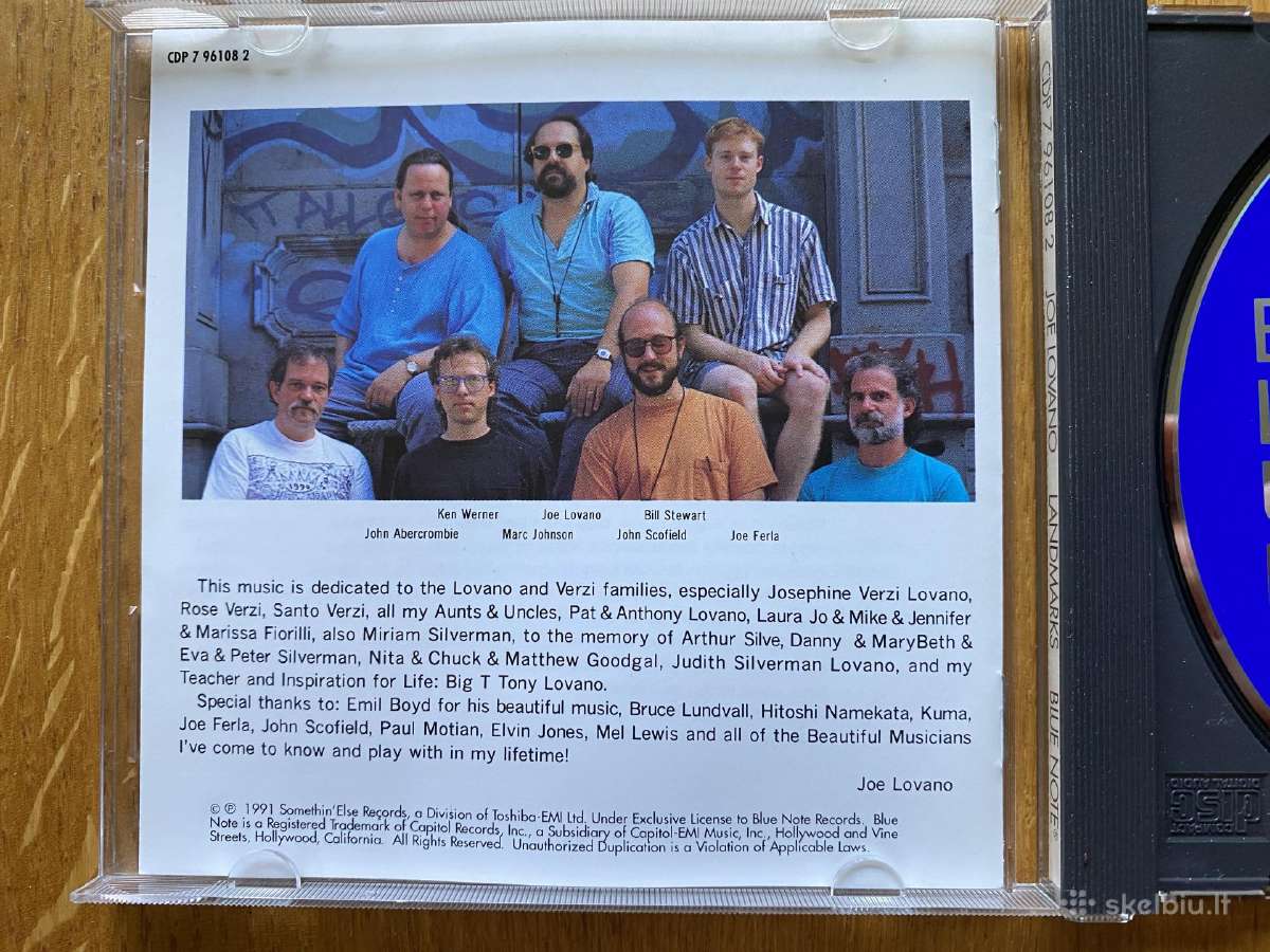 Originalus Joe Lovano – Landmarks CD - nuotraukos Nr. 4