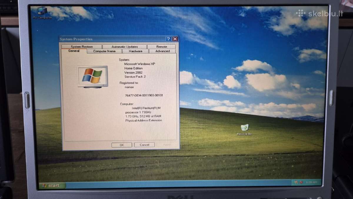 Dell vostro 1510 kolekcinio stovio - nuotraukos Nr. 13