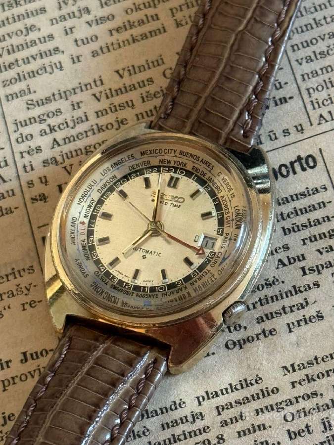 Seiko World Time laikrodis - nuotraukos Nr. 4
