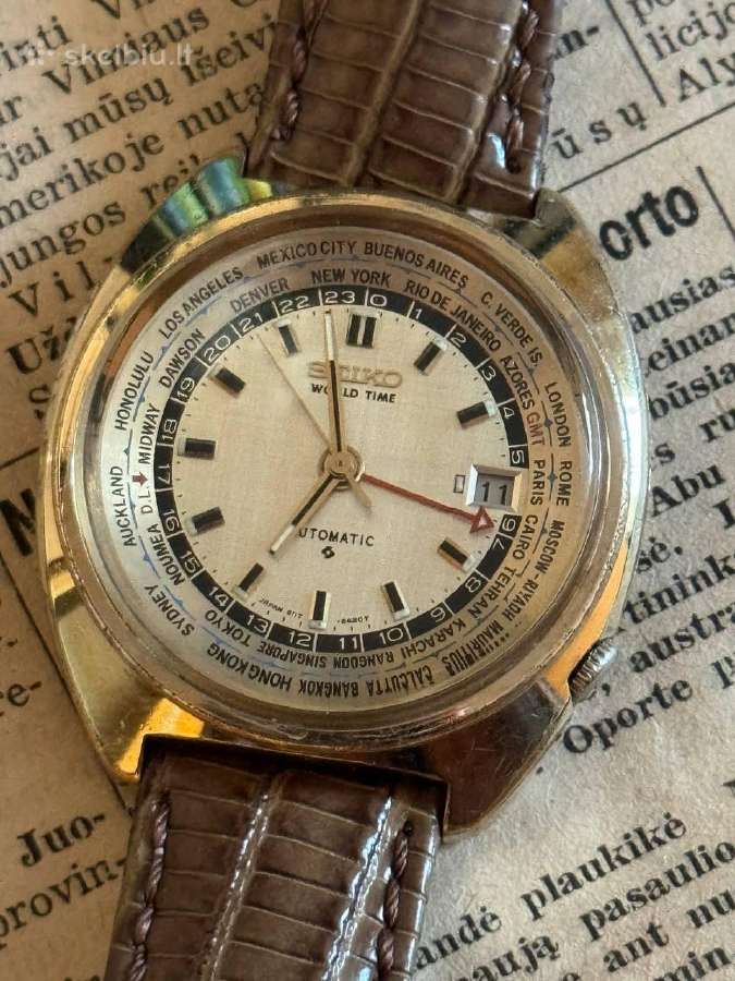 Seiko World Time laikrodis - nuotraukos Nr. 5