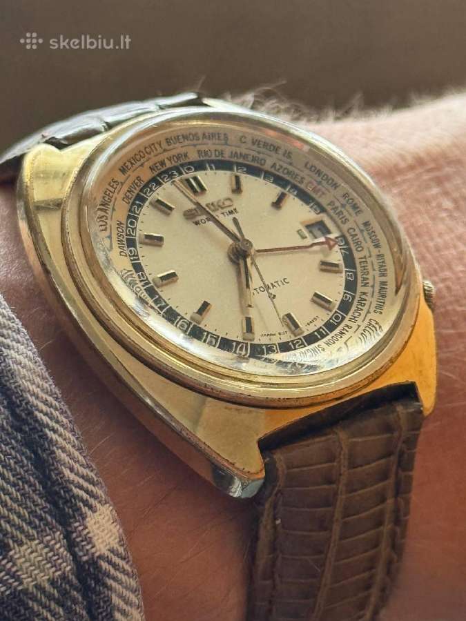 Seiko World Time laikrodis - nuotraukos Nr. 2