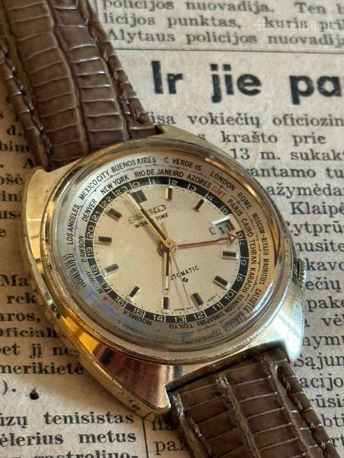 Seiko World Time laikrodis - nuotraukos Nr. 11