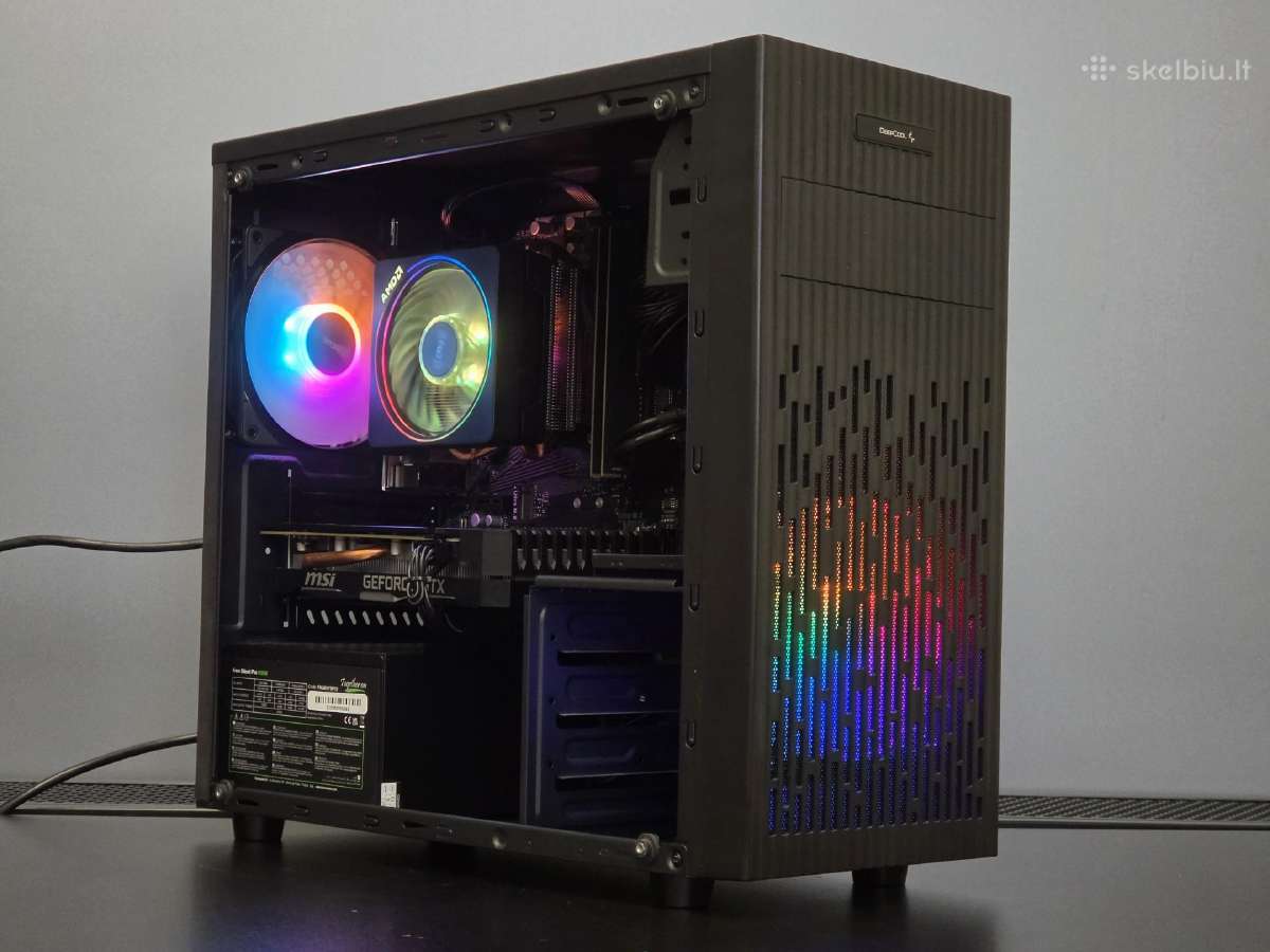 Ryzen 5 5500 kompiuteris su Gtx 1660 Super, 16gb - nuotraukos Nr. 3