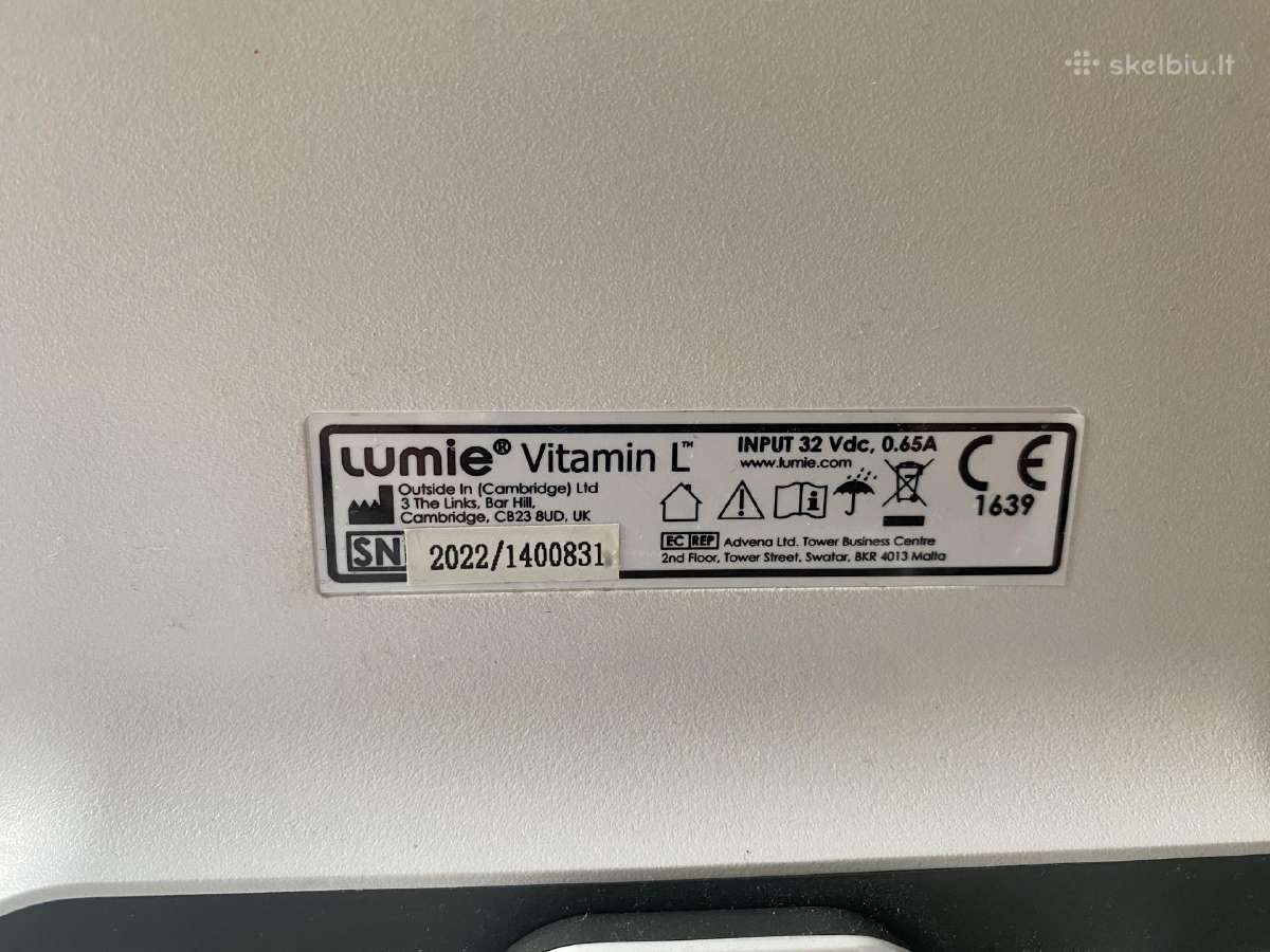 Lumie Vitamin L šviesos terapijos lempa - nuotraukos Nr. 3
