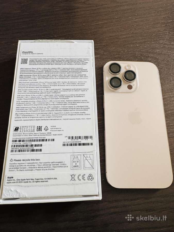 iPhone 16 Pro 128gb ,labai gerame stovyje - nuotraukos Nr. 5