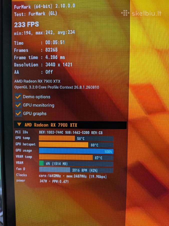 Msi Radeon Rx 7900 Xtx Gaming X Trio 24gb Gddr6 - nuotraukos Nr. 5