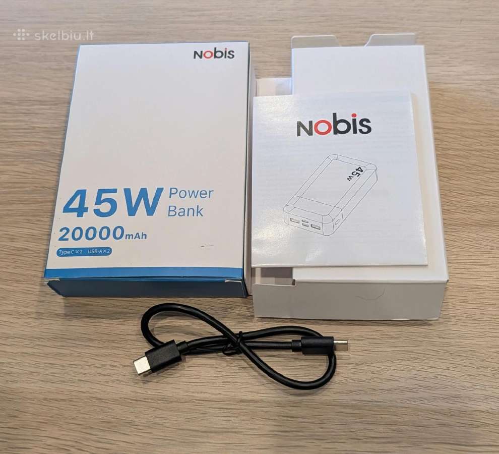 Nobis 20000mah 45w Power Bank - nuotraukos Nr. 8