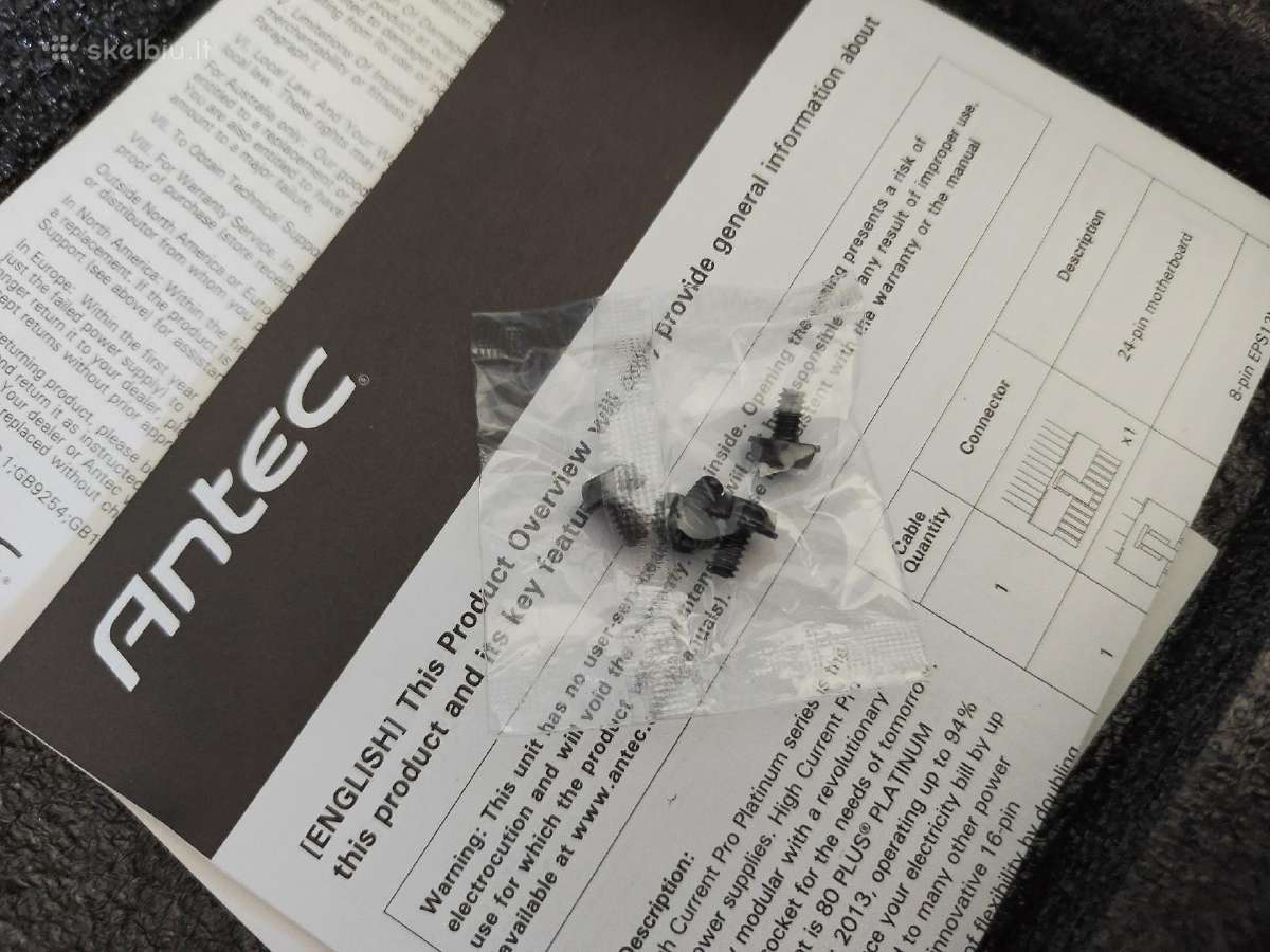 Antec Hcp Platinum 1300w 80+ Platinum Pilnai - nuotraukos Nr. 8