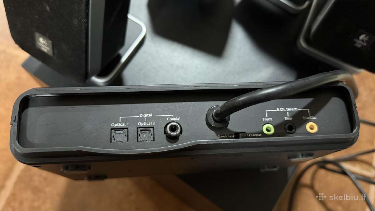 Logitech Z-5400 kolonėlės - nuotraukos Nr. 4