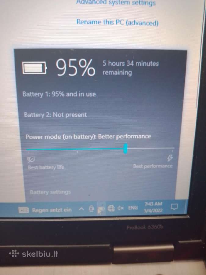 Hp Probook 6360b Win10 Pro su dėklu - nuotraukos Nr. 6