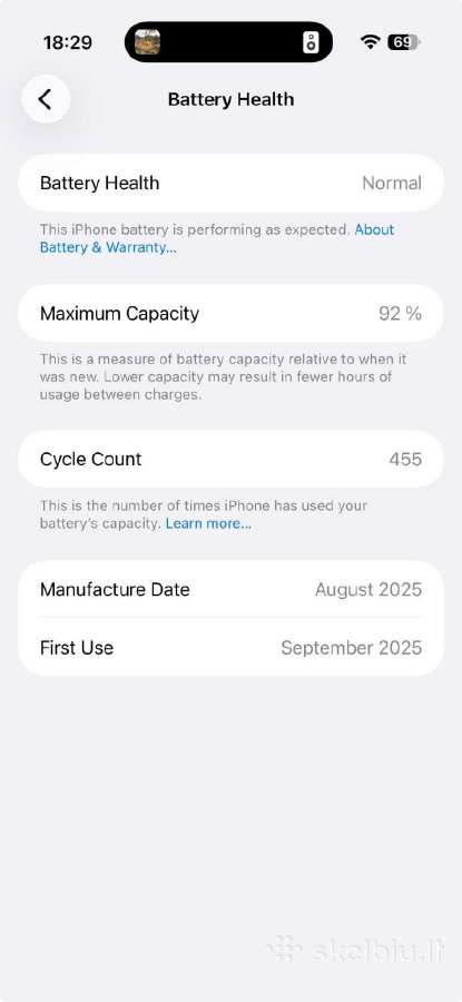 iPhone Air Rose Gold 256gb - nuotraukos Nr. 7