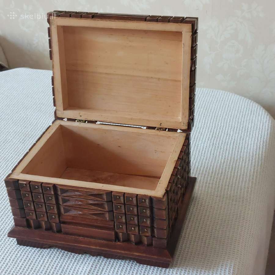 Mėdinė vintažinė dėžutė - nuotraukos Nr. 7