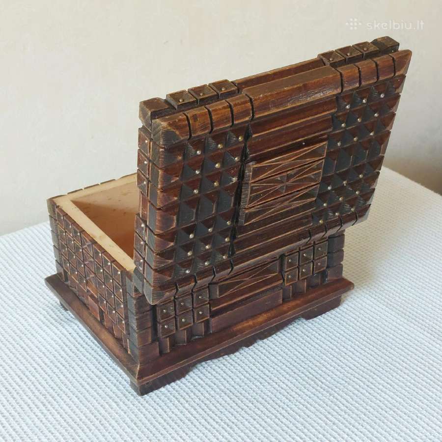 Mėdinė vintažinė dėžutė - nuotraukos Nr. 9