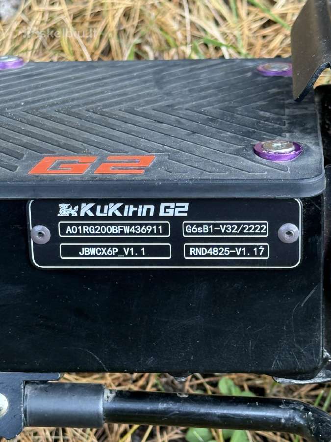Parduodamas Kukirin elektrinis paspirtukas. - nuotraukos Nr. 3