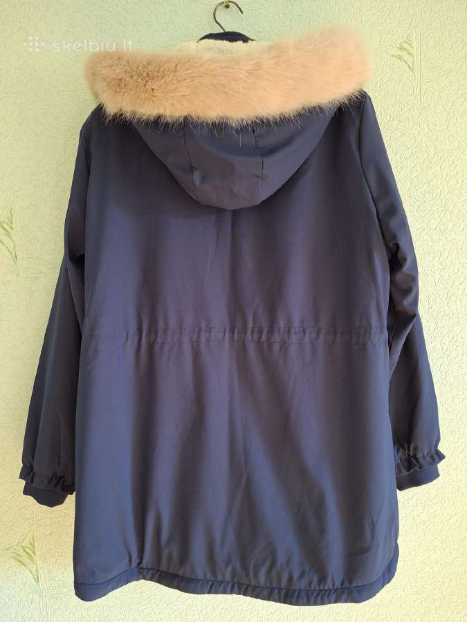 Moteriškas žieminis paltas parka - nuotraukos Nr. 12