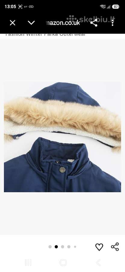 Moteriškas žieminis paltas parka - nuotraukos Nr. 8