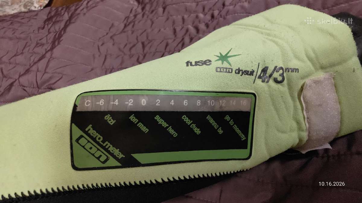 Sausas hidrokostiumas Ion Fuse Drysuit (XL dydis) - nuotraukos Nr. 4