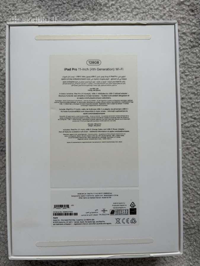 Parduodu naudotą iPad Pro 11 4th WiFi M2 128gb. - nuotraukos Nr. 8
