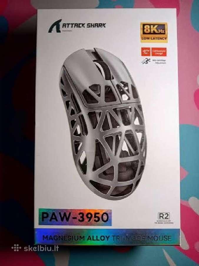 Parduodu „Attack Shark R2“ pelę – 90 € - nuotraukos Nr. 2