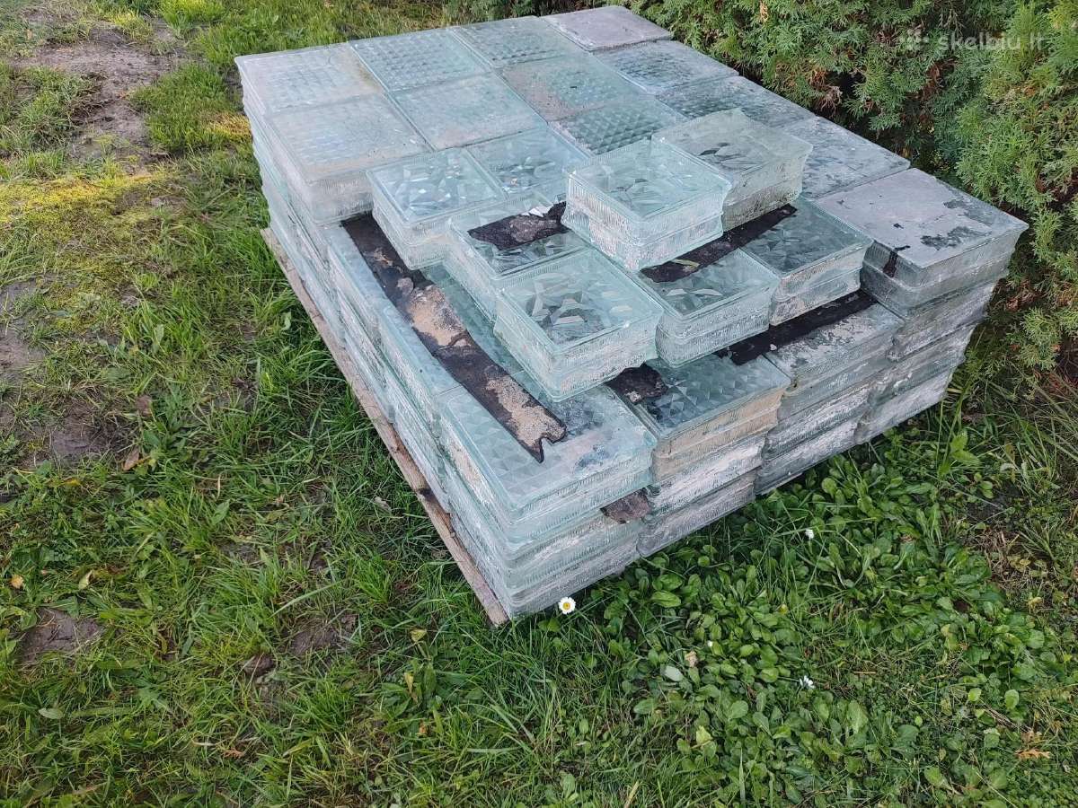 Naudoti, su defektais stiklo blokeliai. - nuotraukos Nr. 4