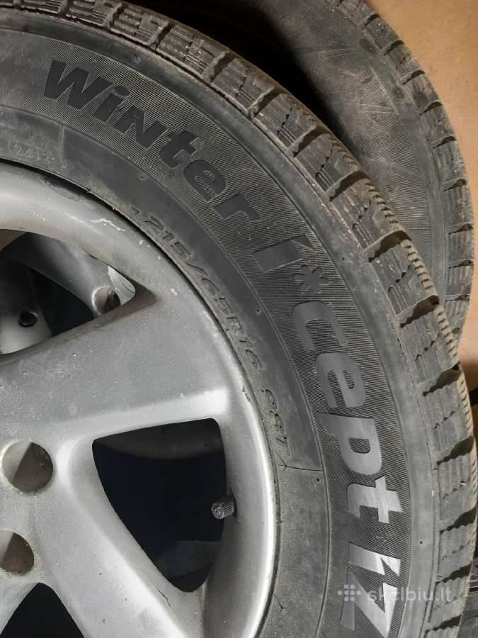 Mazda ratlankiai r16 su padangomis Hankook 215/65 - nuotraukos Nr. 4