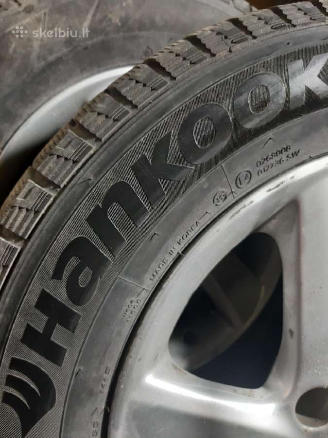 Mazda ratlankiai r16 su padangomis Hankook 215/65 - nuotraukos Nr. 3