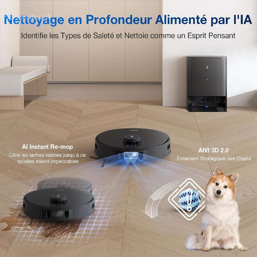 Ecovacs T30s Pro Omni robotas siurblys - nuotraukos Nr. 4