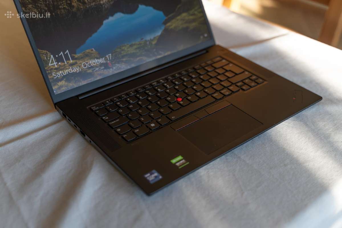 Lenovo Thinkpad X1 Extr G4 I9 4tb 64gb Rtx3080 - nuotraukos Nr. 2