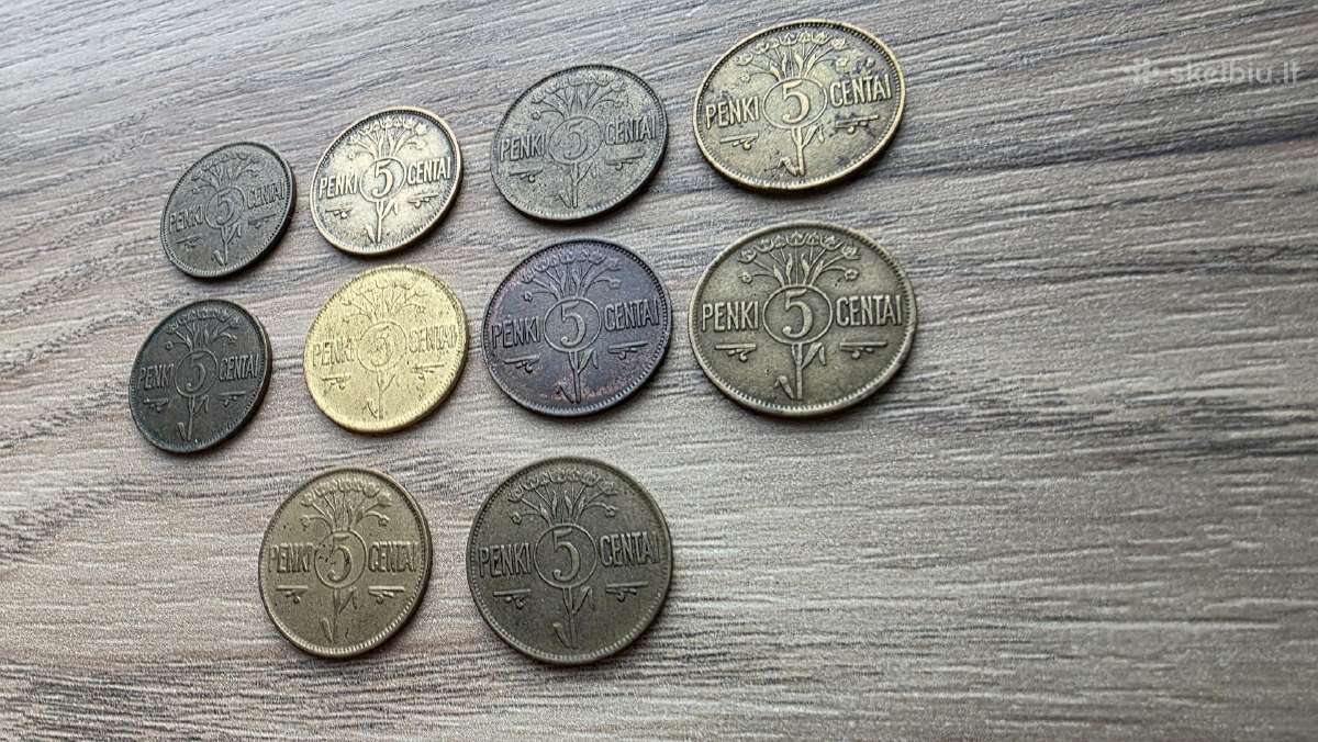 1925 metų 5 smetoniški centai - nuotraukos Nr. 3