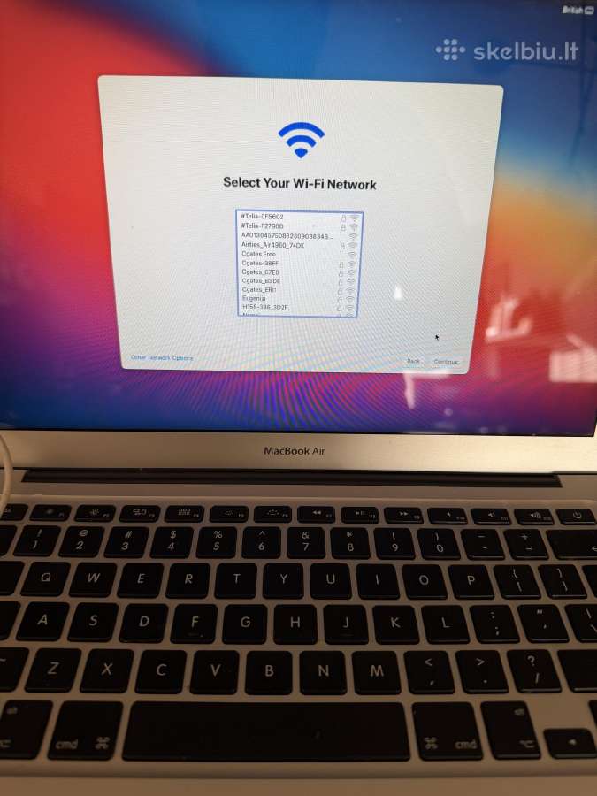 MacBook air 2014 - nuotraukos Nr. 7