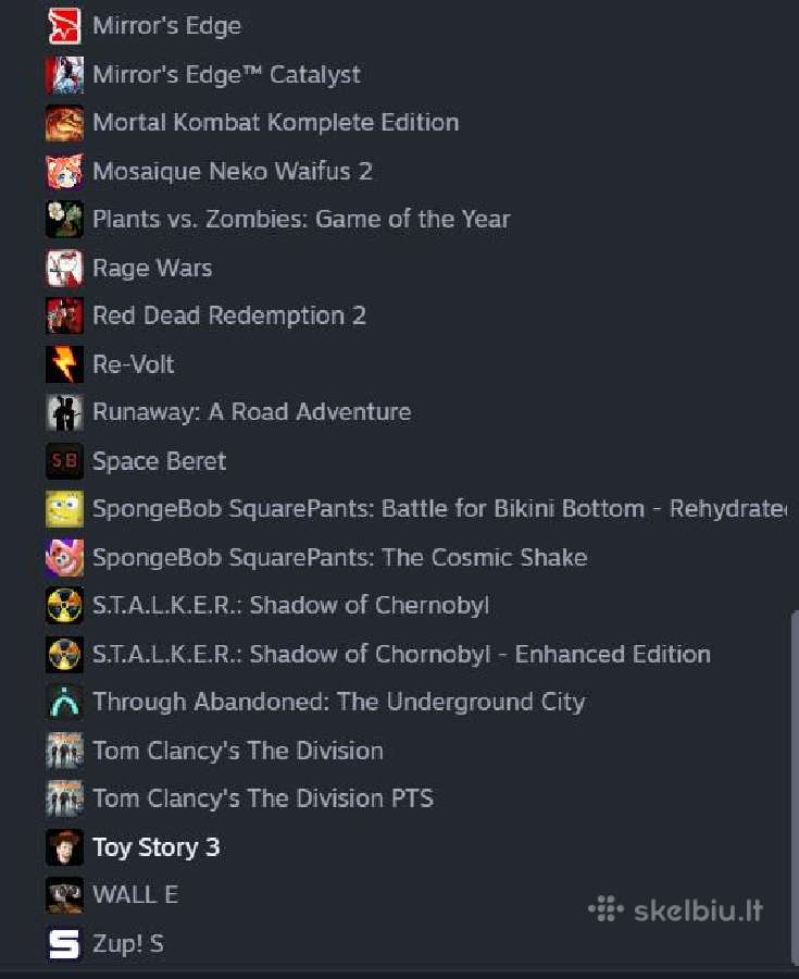 Mano Steam paskyra,iš Prekybos Pašalinti Žaidimai - nuotraukos Nr. 7