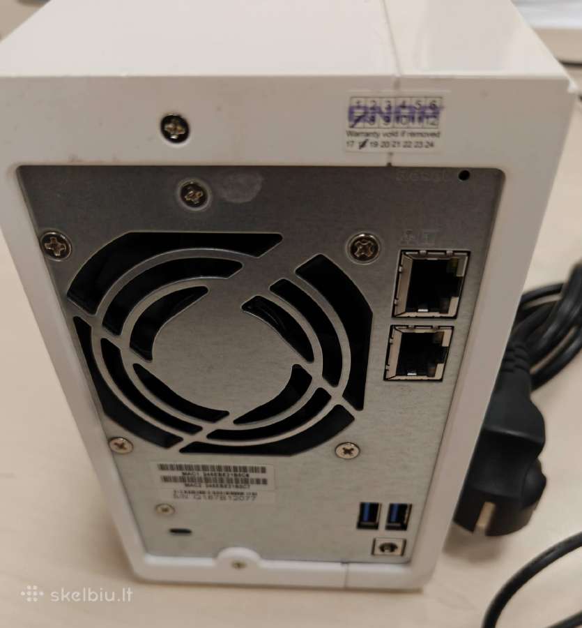 Qnap Ts-231p 2x1tb Nas - nuotraukos Nr. 2