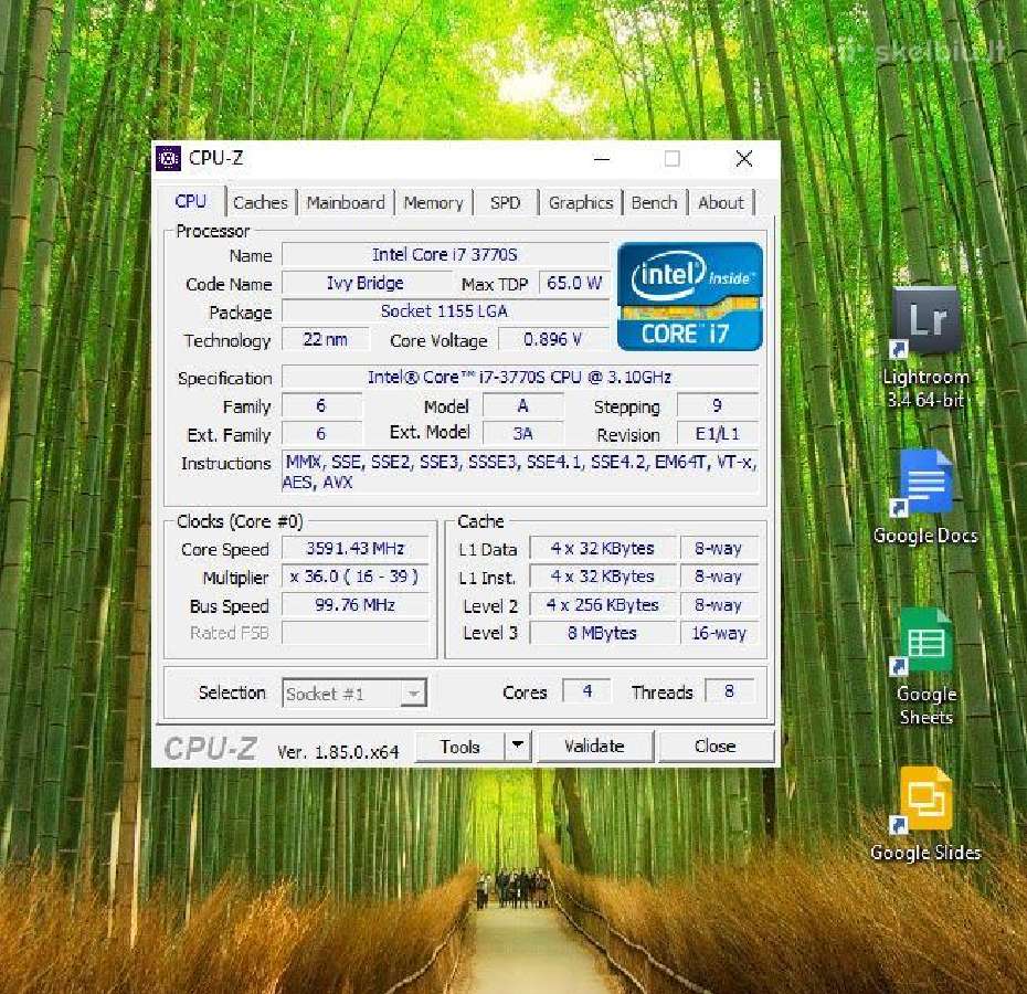 Kompiuteris i7-3770 / Gtx 1050 Ti / 16gb / SSD - nuotraukos Nr. 6