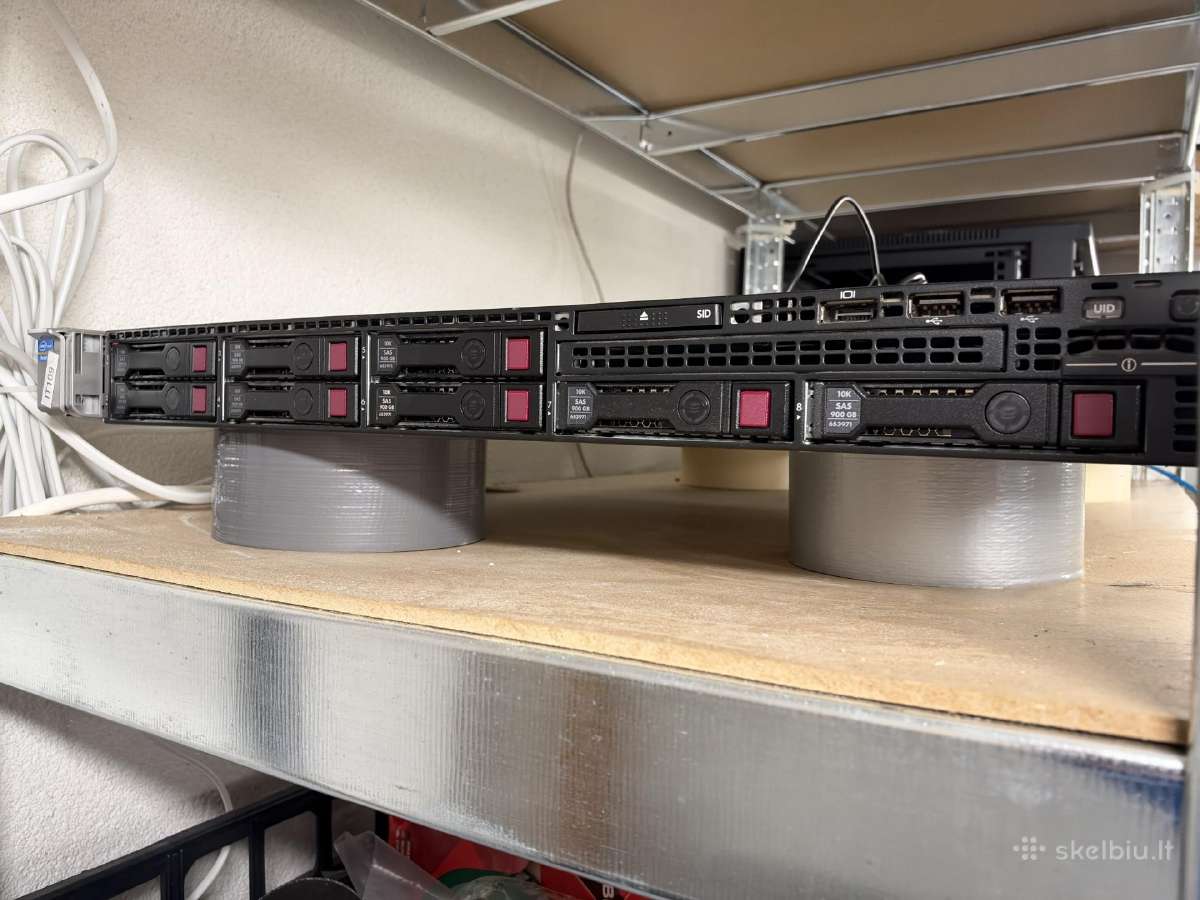 Hpe Proliant Dl360p Gen8 serveris, 2 Xeon, 272 GB - nuotraukos Nr. 2