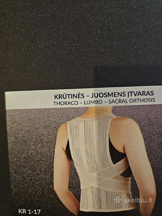 Dovanoju nugaros įtvarą koreguoklį S dydis - nuotraukos Nr. 7